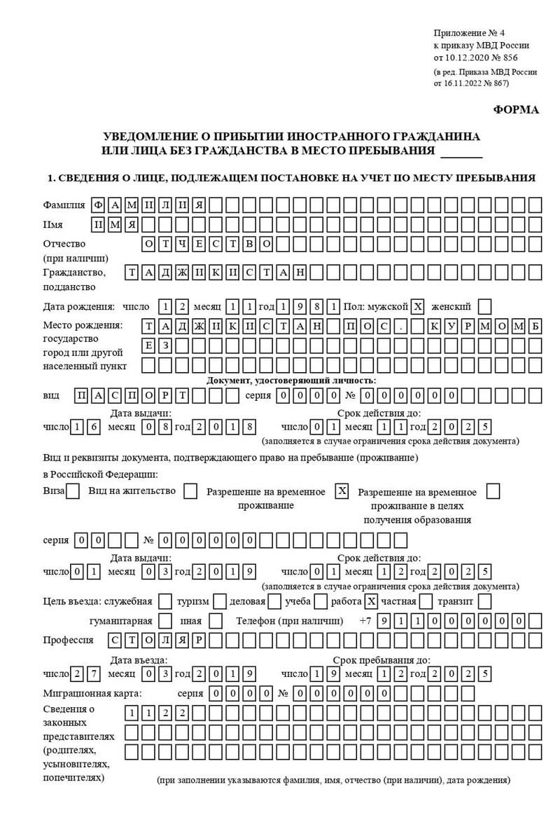 временная регистрация в Троицке